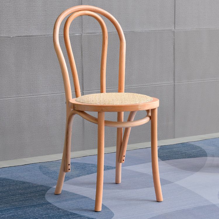 Industrial Kitchen Dining Chairs Solid Wood Windsor Back Side Chair