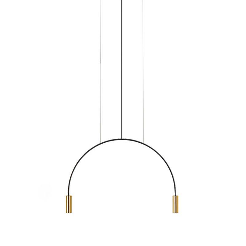 Cylinder Island Lights Contemporary Metal Island Chandelier Lights for Kitchen