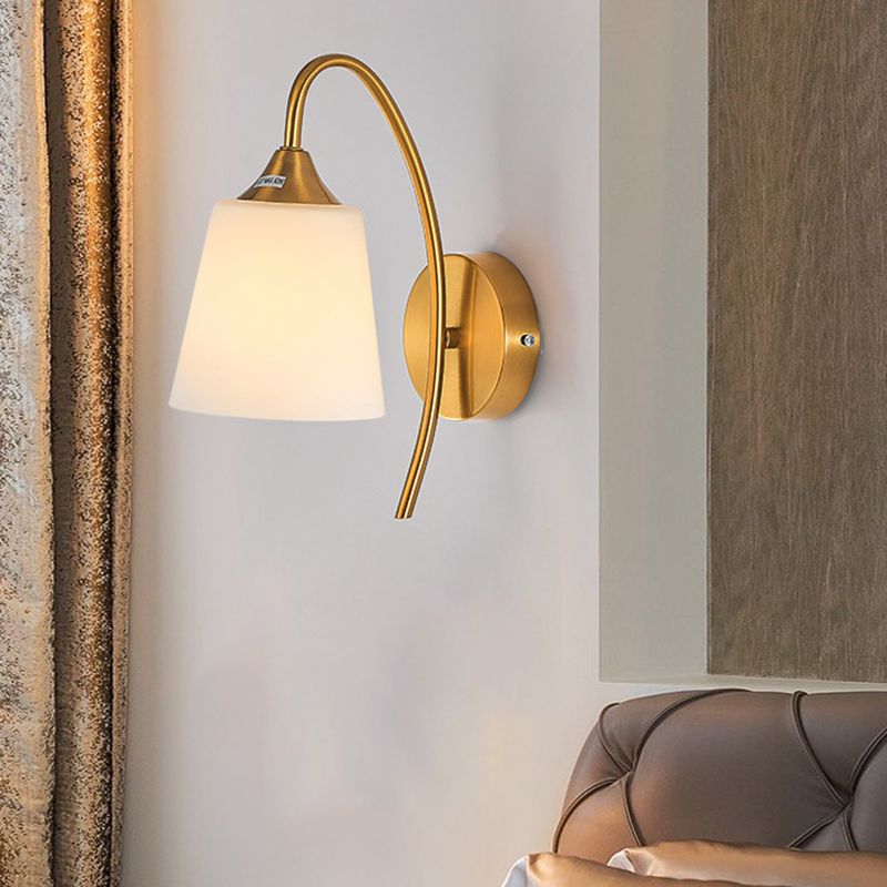 Light Luxury Iron Wall Light Sconces Geometry Shape Sconce Lights for Bedroom