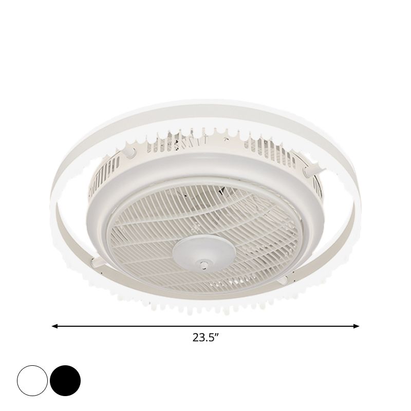 3-Blade Modern Circle Hanging Lüfter Leuchtt