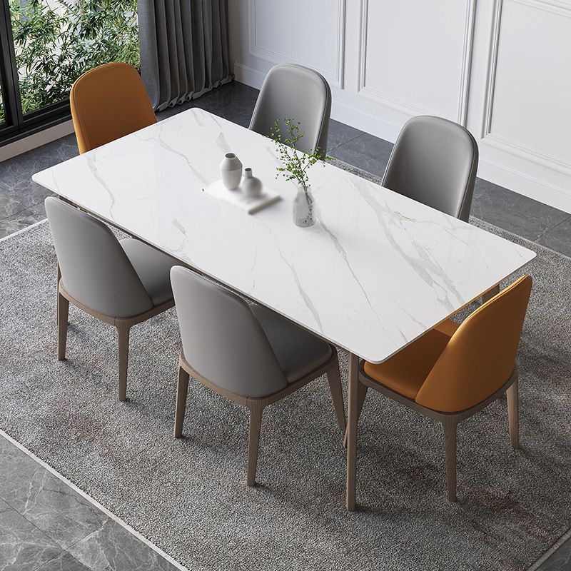 1/2/5/7 Pcs Sintered Stone Dining Room Set Table Furniture Set for Home