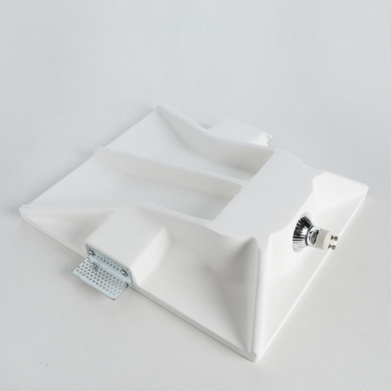 Gips eingebettete LED -Wandleuchten stilvolle minimalistische weiße Wandleuchte für den Flur