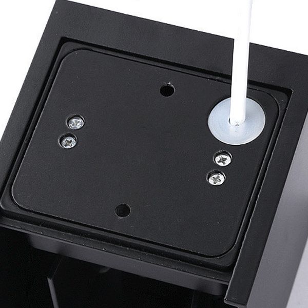 Square Wall Lighting Contemporary Metal 1 Light Wall Sconces