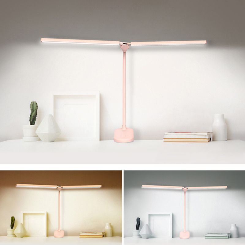 Macaron linéaire serrage de bureau lampe en plastique en plastique