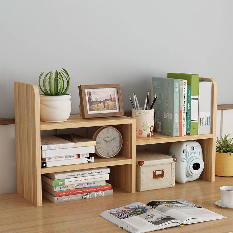 Scandinavian Style Bookshelf Open Back Wood Bookcase for Office