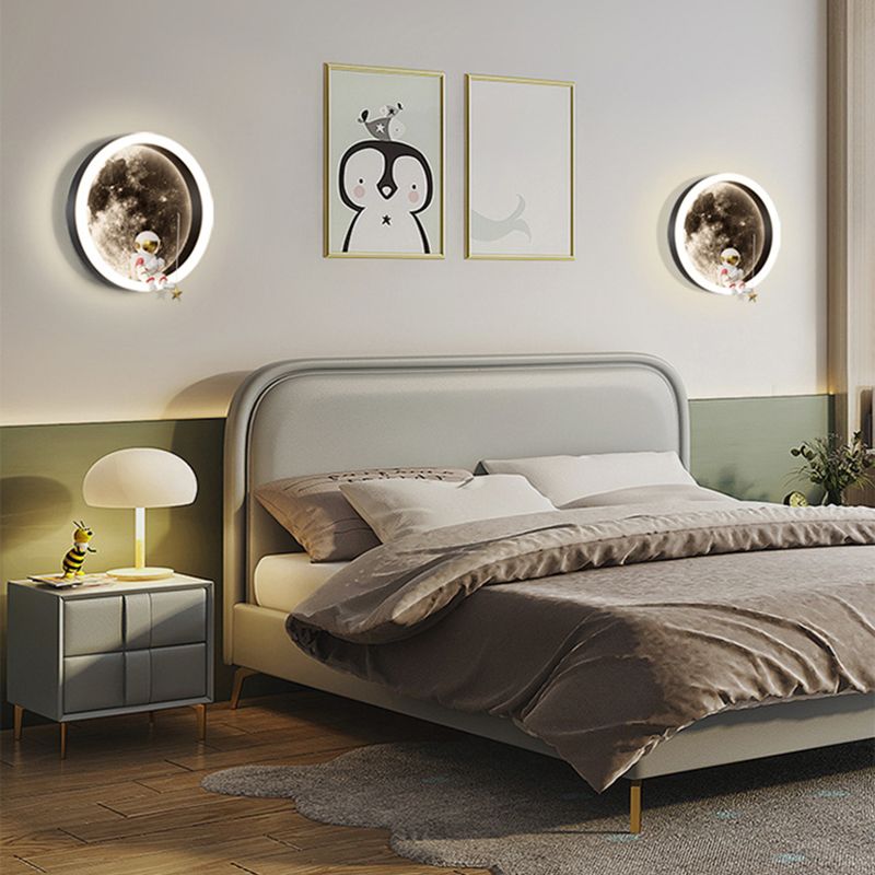 Children LED Wall Mount Light 1-Light Wall Light with Acrylic Shade for Kid's Room