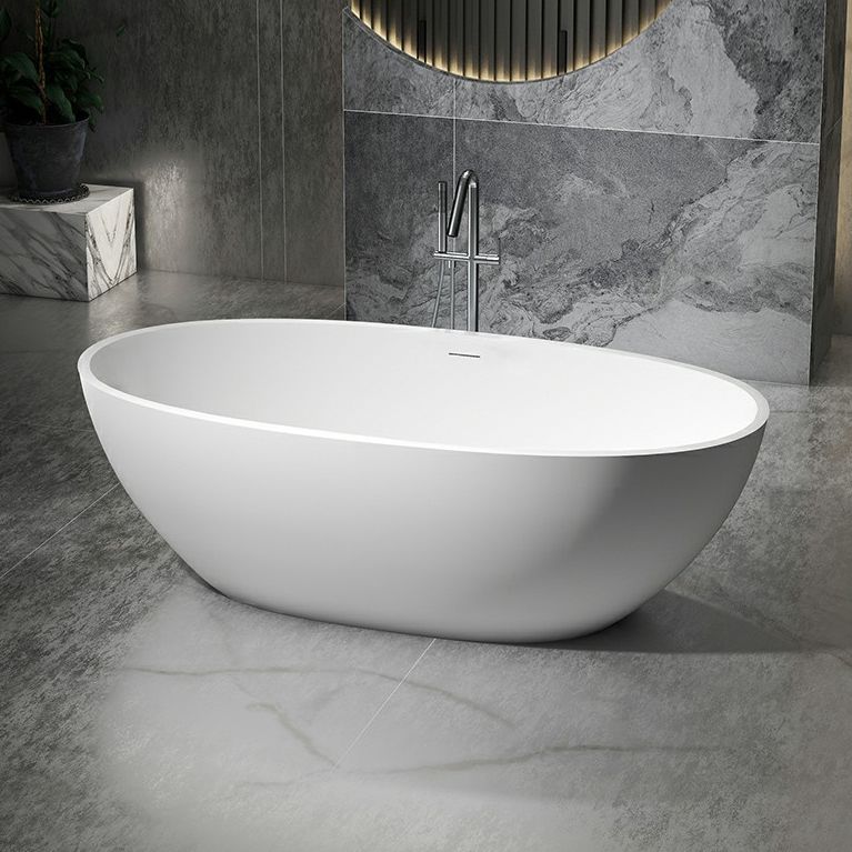 Stone Soaking Modern Bathtub Antique Finish Freestanding Bath Tub