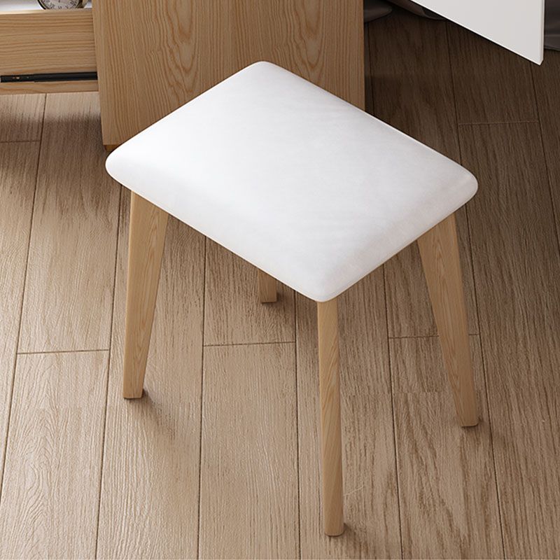 Scandinavian Wooden Make-up Vanity 4 Drawer Vanity Dressing Table