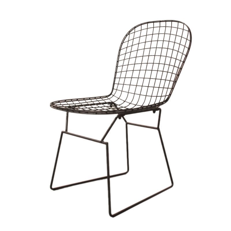 Metal Stacking Outdoors Modern Dining Chairs Patio Dining Chair