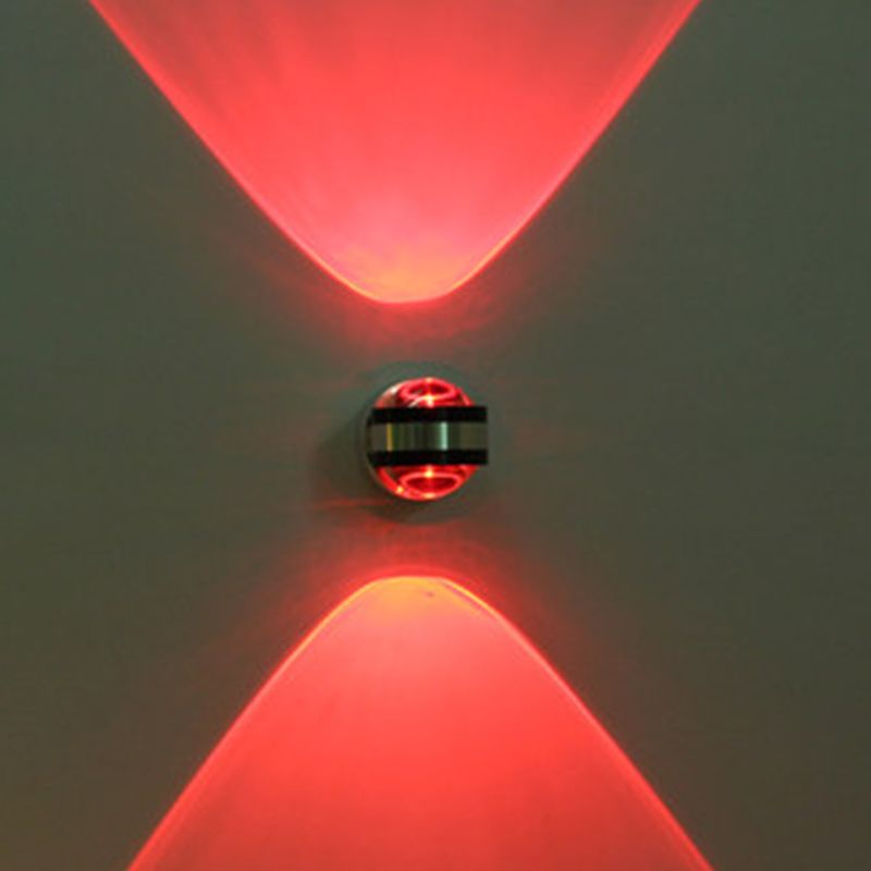 Contemporary Style Geometric Wall Lighting Metal 2 Lights Wall Sconces