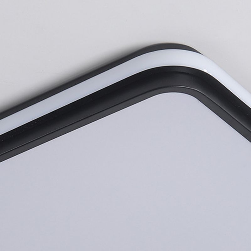 Acrylic 1-Light Flush Ceiling Light Fixture Geometrical Modern Style Flush Mount Lighting