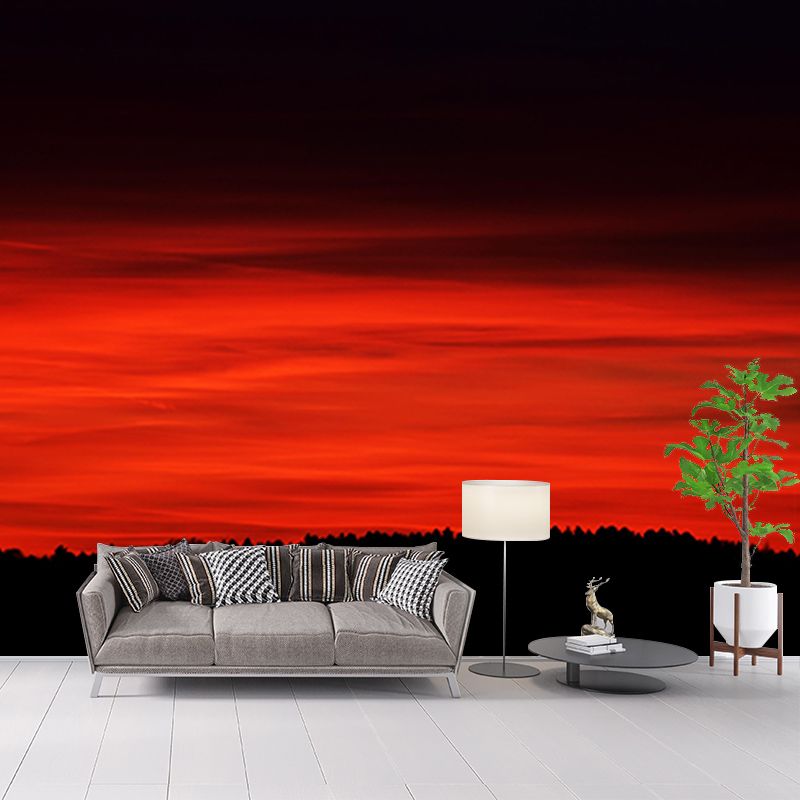 Photography Sky Landscape Mural Mildew Resistant Wall Decor for Bedroom