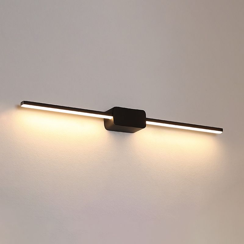 METAL SLIN SLIN VANITY LIGHT LIGHT MODERNO MODERNA 1 Idee di illuminazione da vanità leggeri