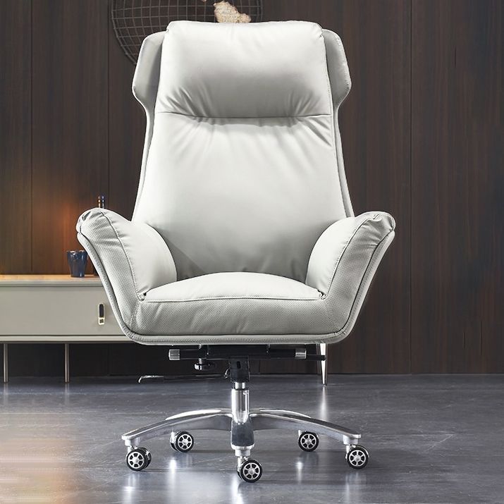 Modern Executive Swivel Office Chair High Back Armless Managers Chair