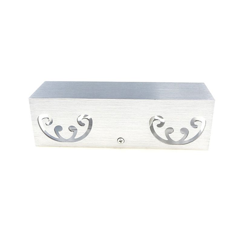 Contemporáneo de lámpara rectangular lámpara de metal 2 luces LED MALED MALED