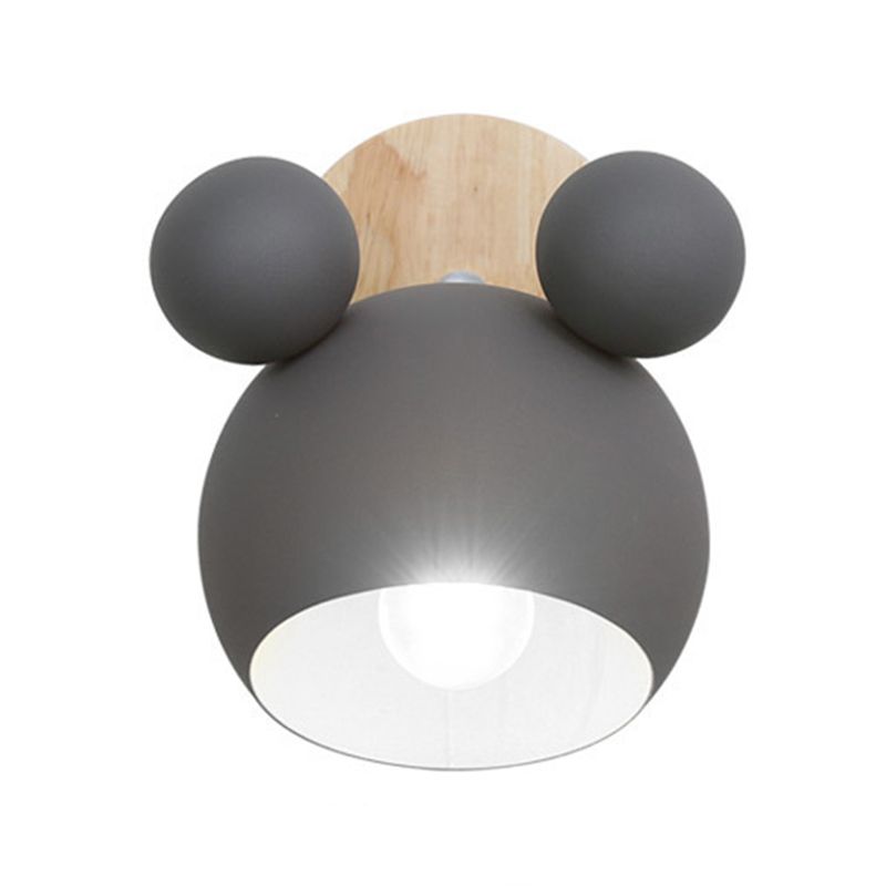 Mouse Simplicity Wall Sconce Colorful Metal Wall Mounted Lamp for Sitting Room