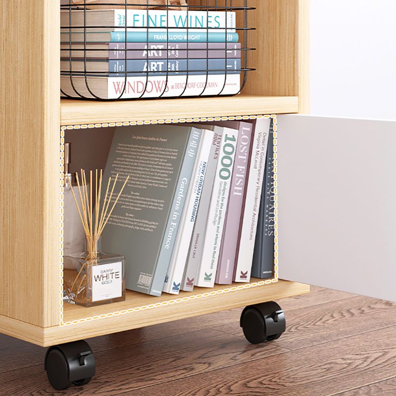 Modern Standard Bookcase Engineer Wood Bookshelf for Home Office