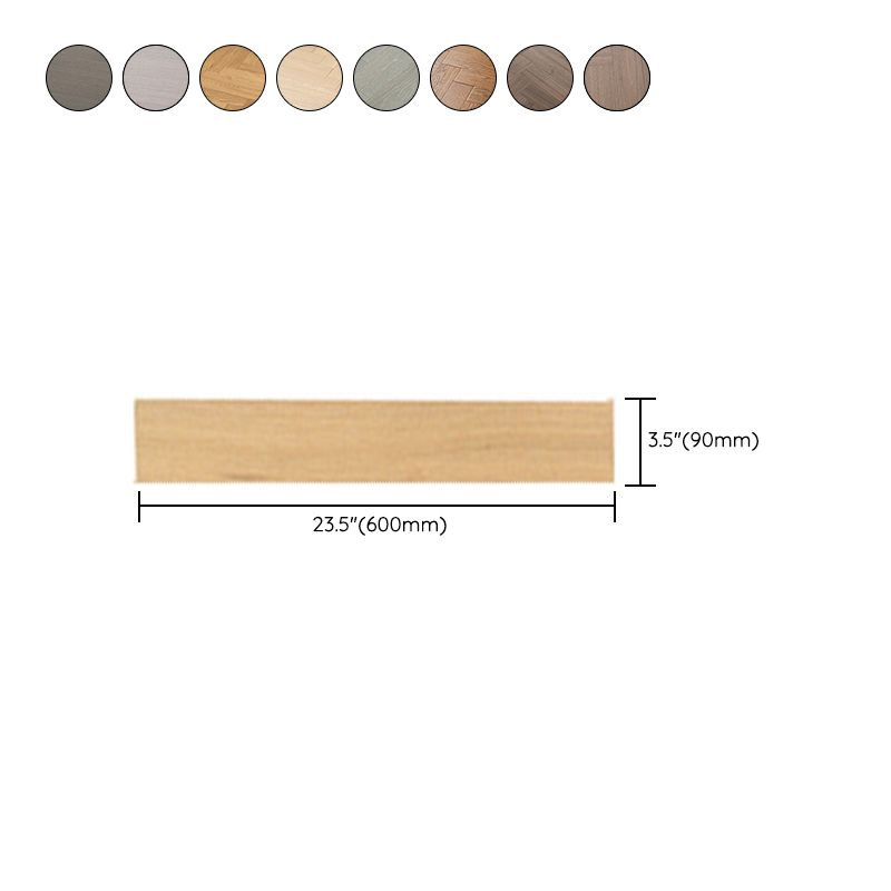Natural Oak Laminate Floor Click-Lock Laminate Plank Flooring