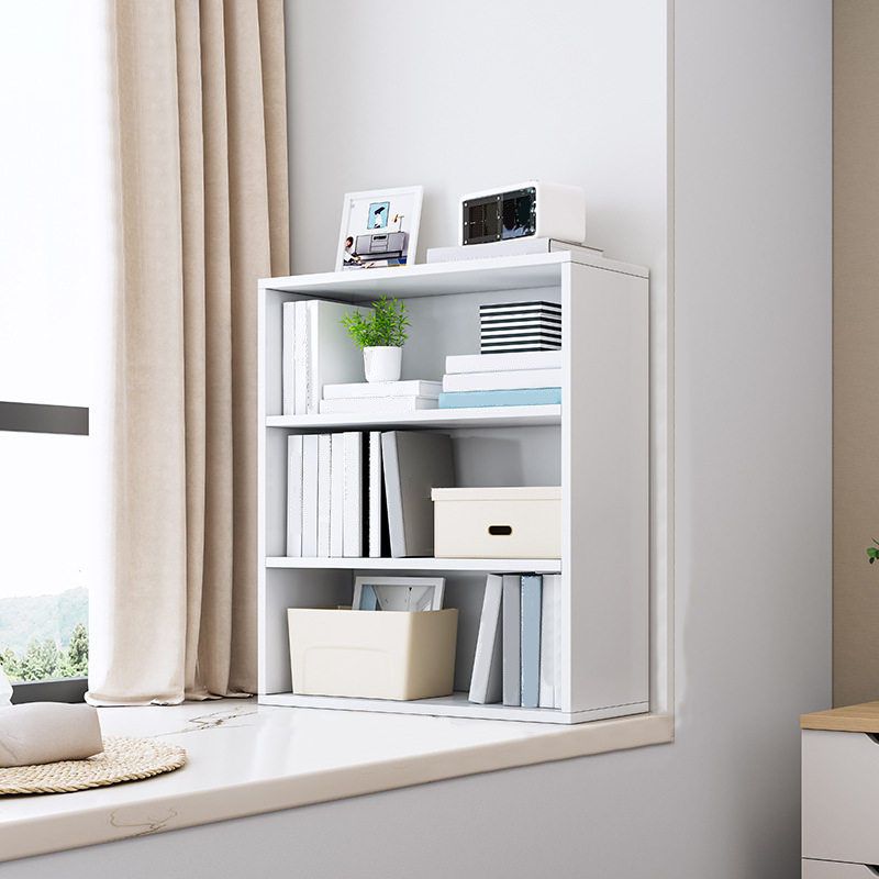 Engineer Wood Contemporary Bookshelf Closed Back Bookcase for Home Office