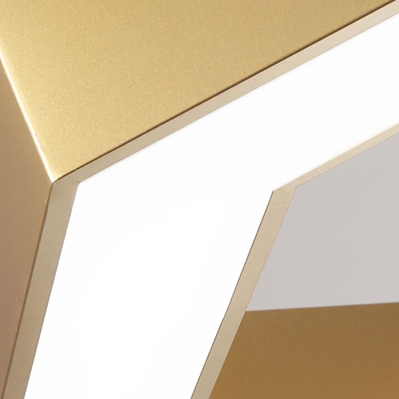 Lampes suspendues contemporaines en or luminaires d'éclairage pendentif en métal avec ombre acrylique