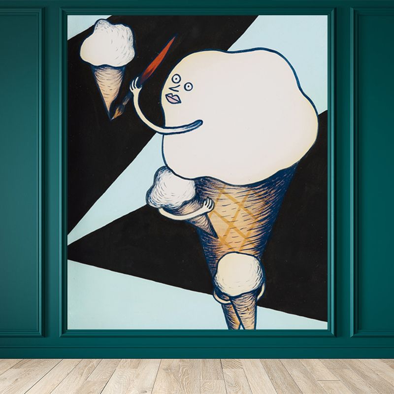 Figure Printed Wall Mural Modern Art Decorative Living Room Wall Covering, Custom