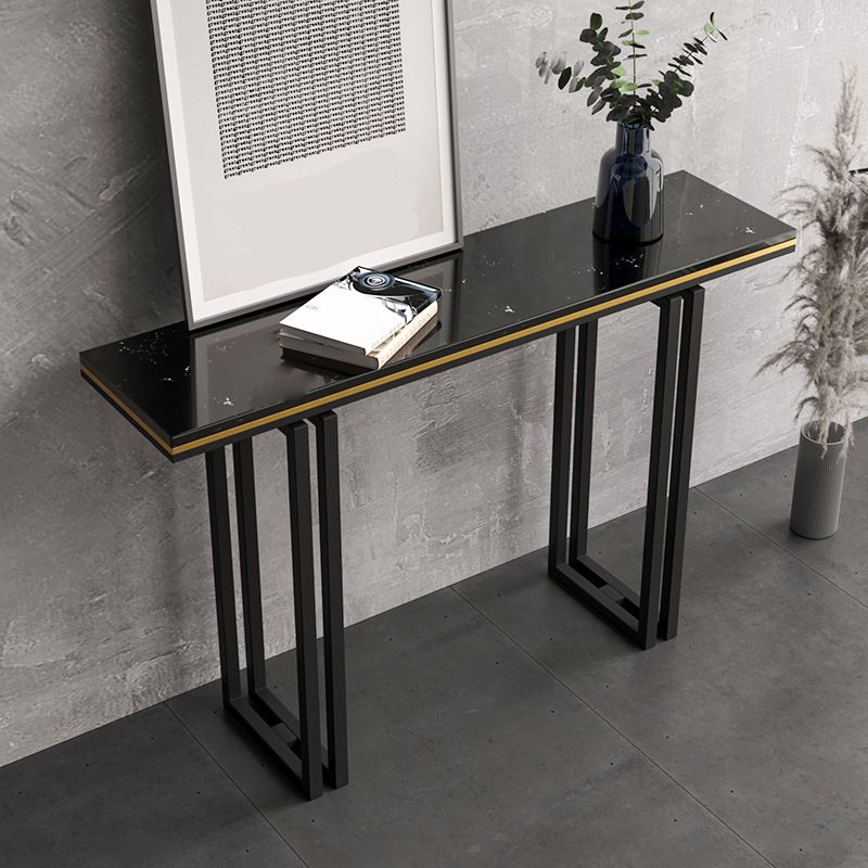 Sled Basic Console Table with Rectangle Top Sofa Console Table