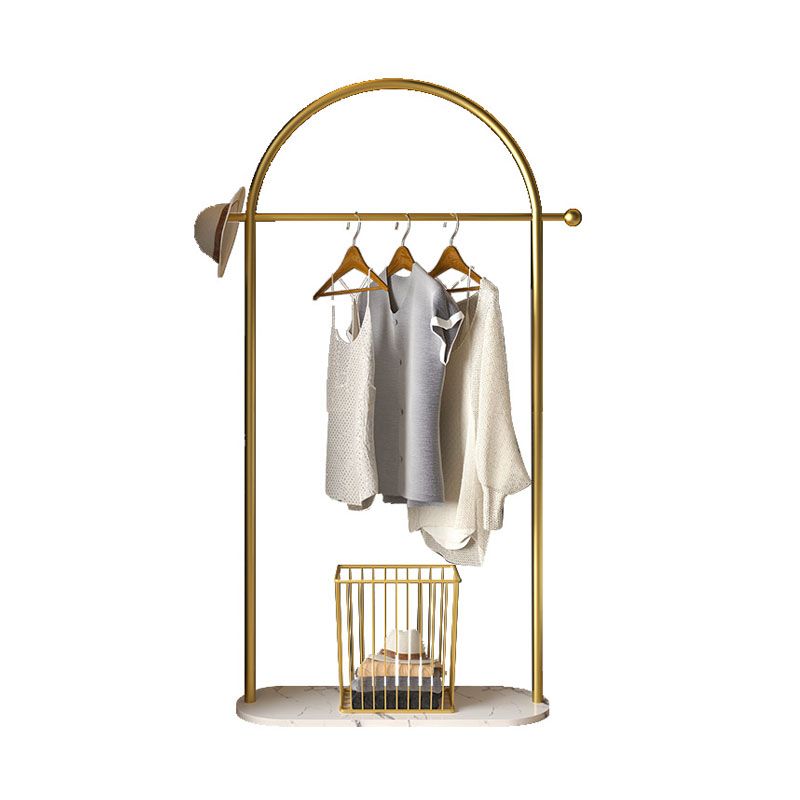 Gorgeous Metal Coat Rack Marble Bottom Coat Rack With Storage