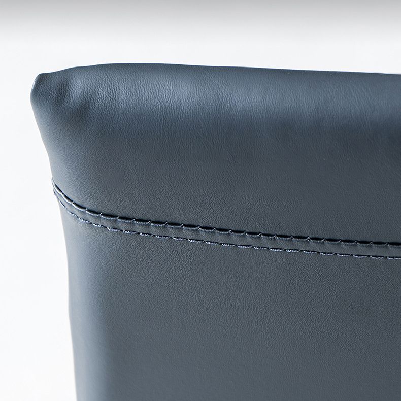 Modern Sintered Stone Black Dining Set with Rectangle Table and Black Legs Kitchen Dining Set