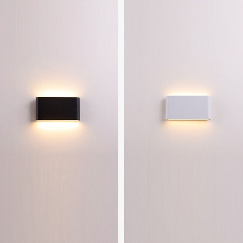 Modern Minimalist Style Wall Mounted Light Fixture Metal 2 Lights Wall Lights