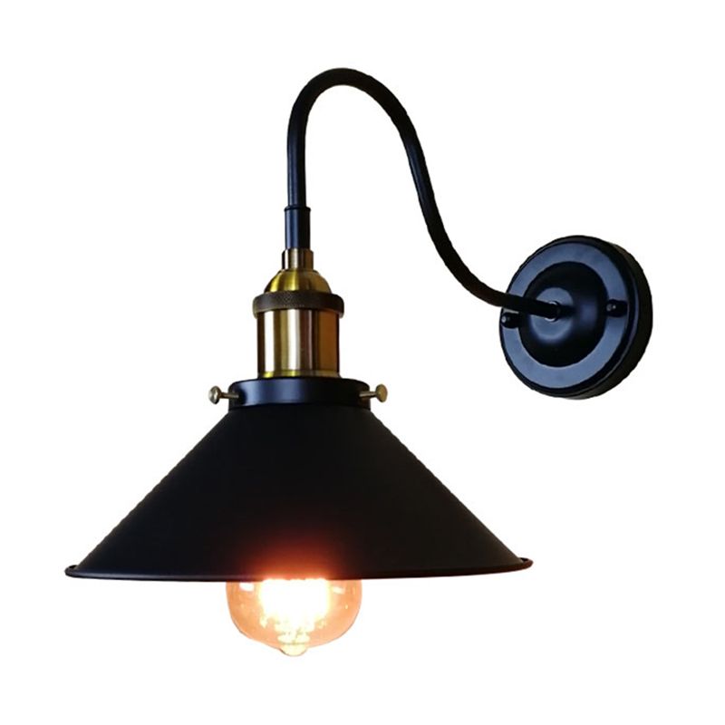 Industriestil ausgestattet geformte Wandlampe Metall 1 Leichte Wandmontagelampen