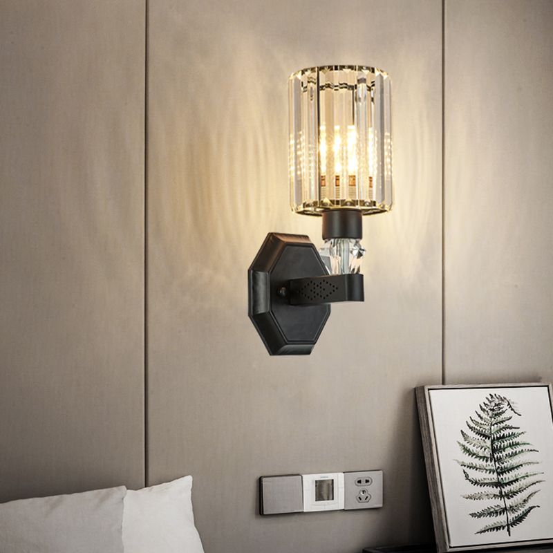 Cylinderical Wall Sconce Nordic Minimalist Style Iron Sconce Wall Light