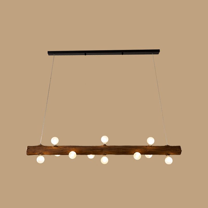 Glass Island Lighting Fixture Modern Style Pendant Lighting Fixture