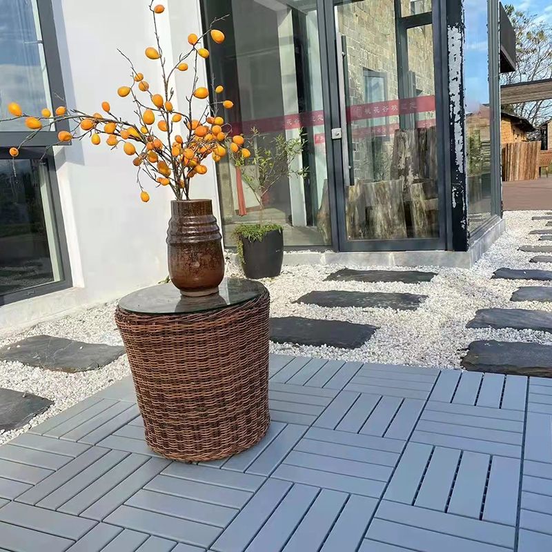 Outdoor Laminate Floor Square Wooden Composite Scratch Resistant Laminate Floor