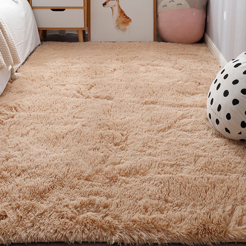 Entspannende Schlafzimmer Teppich Multi -farbige feste Farbe Innenteppich Haustierfreundlich Easy Care Waschanlage Teppich