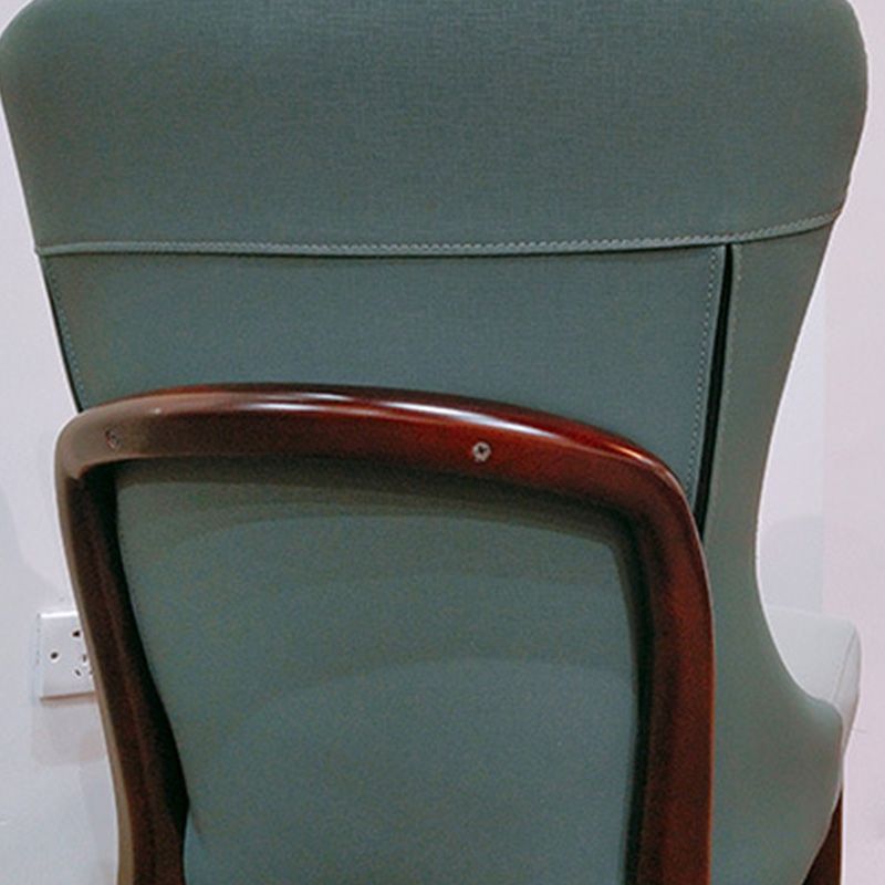 Contemporary Upholstered Dining Chairs Parsons Side Chair in Blue