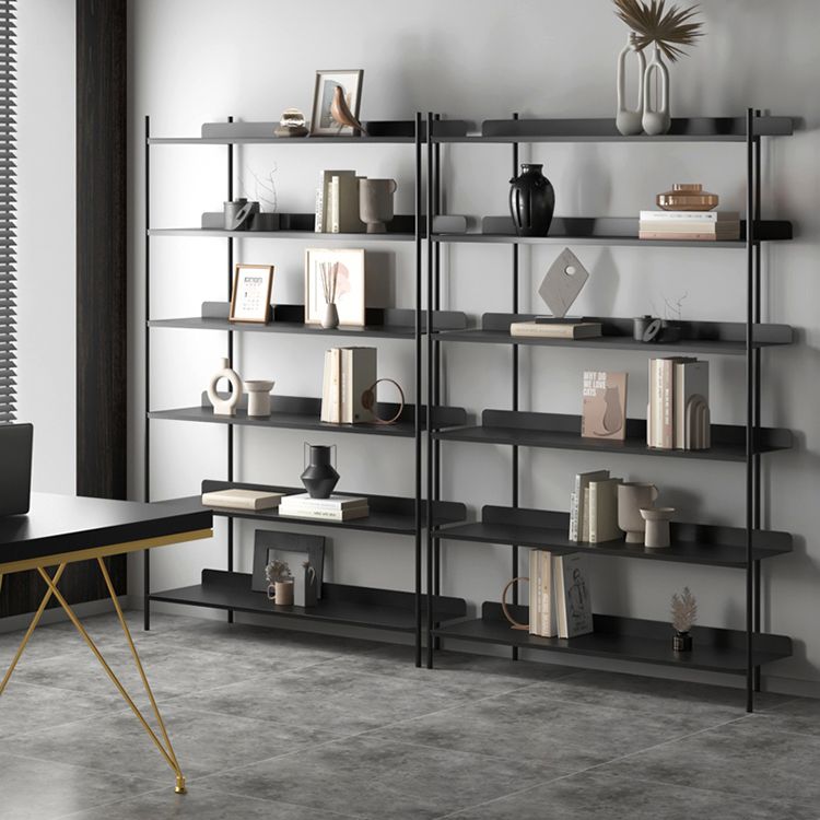 12.60"W Bookcase Contemporary Style Open Back Bookshelf for Home Office