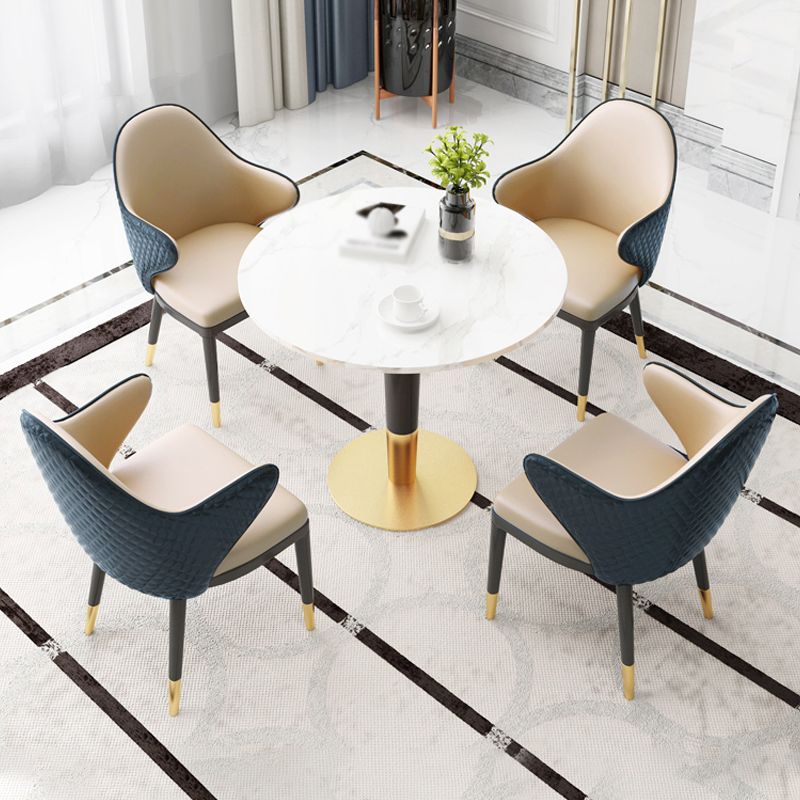 Contemporary 1/4/5 Pieces Dining Set Round Dining Room Table Set