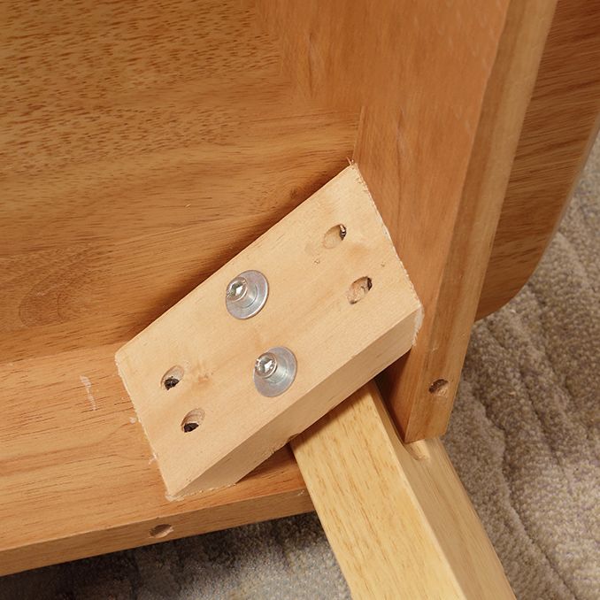 Modern Style Solid Wood Brown Dining Room Set with Rectangle Table Home Dining Table Furniture