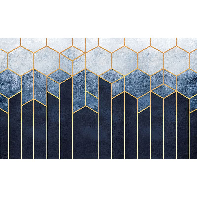 Stain-Resistant Geometries Wall Mural Custom-Printed Minimalist Wall Art for Accent Wall