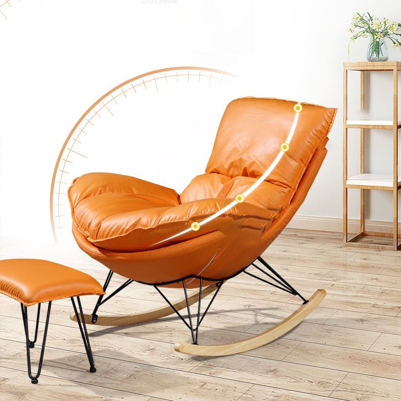 Simple Style Single Rocker Chair Leisure Lazy Chair for Bedroom