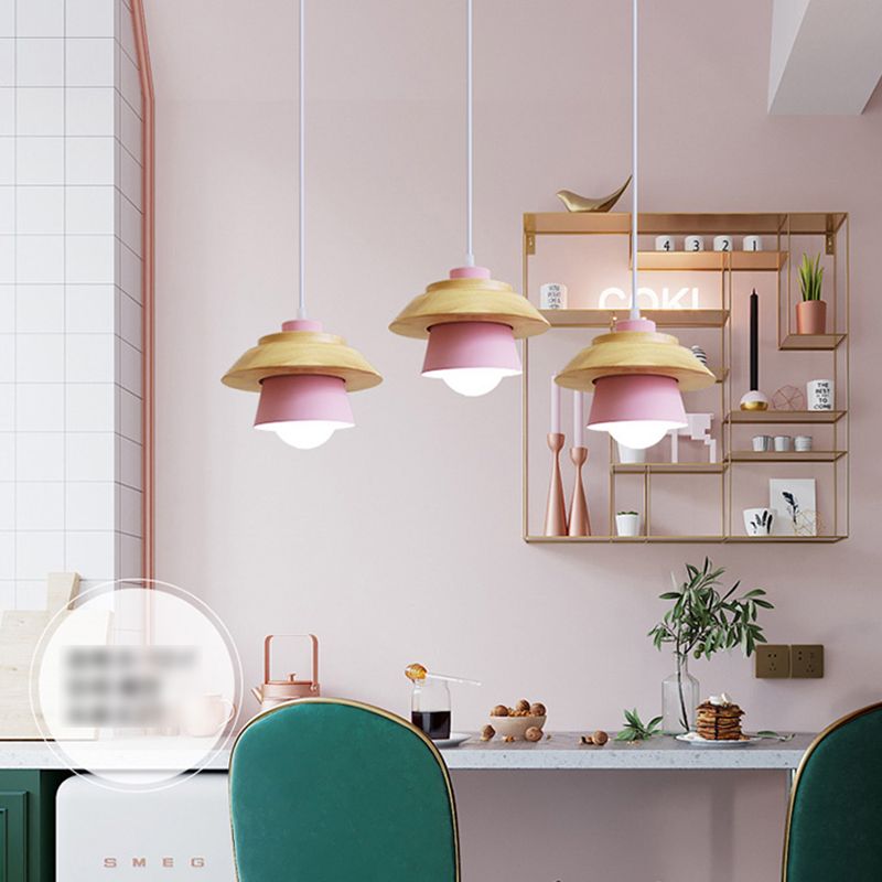 Modern Style Geometric Down Lighting Metal Multi Lights Hanging Ceiling Lights