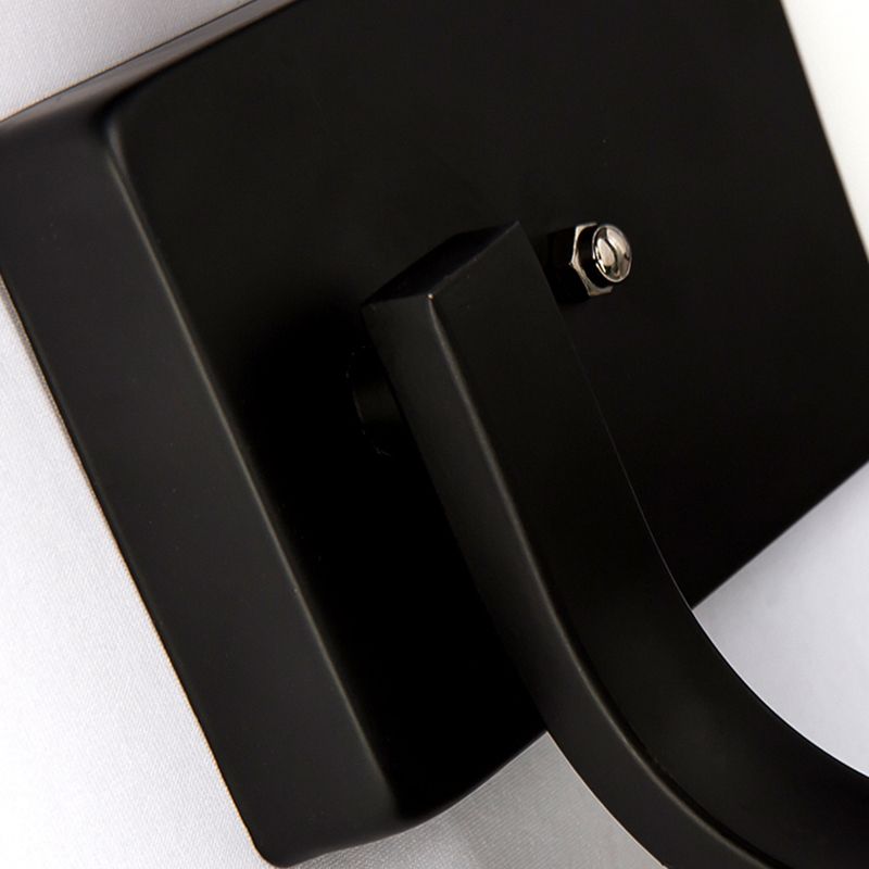 Luz de montaje en la pared de la pared de la pared de lámpara de pared simple con sombra de vidrio de cilindro