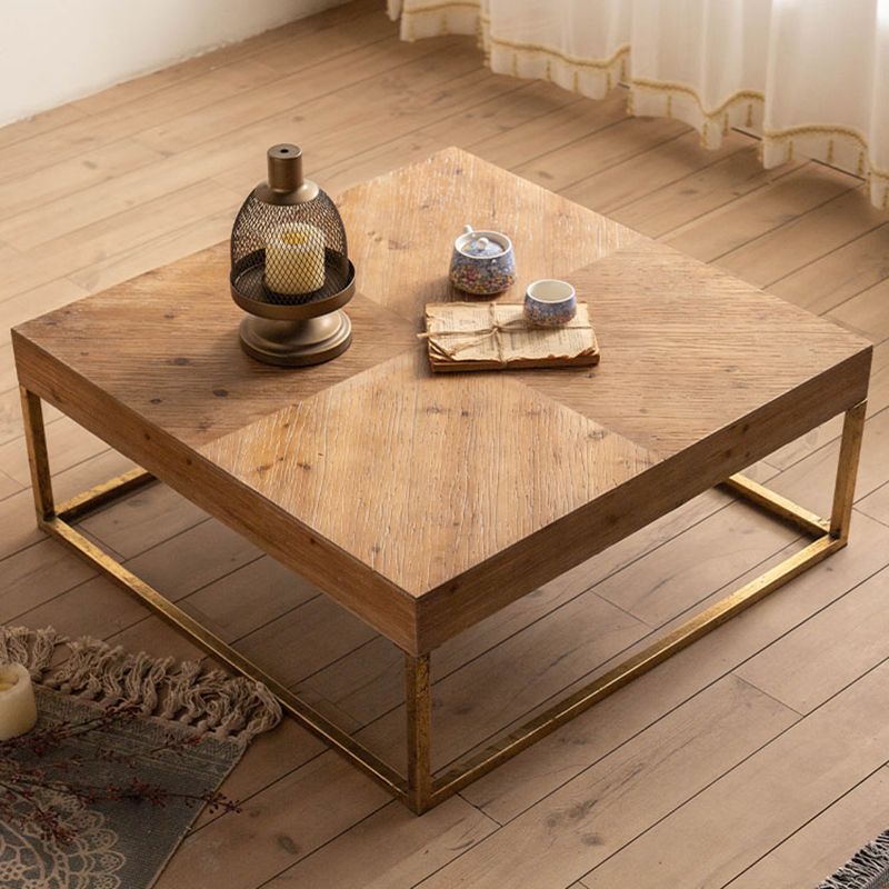 Scandinavian Medium Wood Coffee Table Wooden Coffee Table for Living Room
