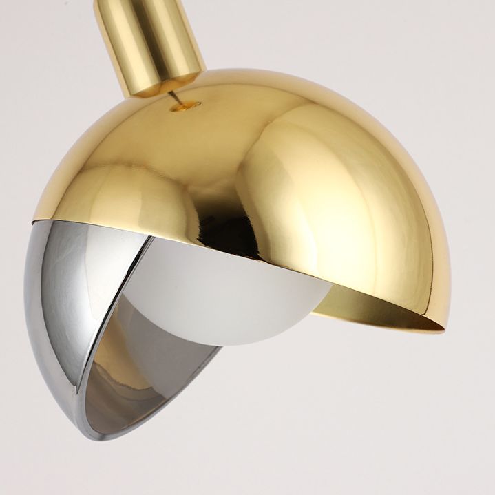 Metal Globe Hanging Light Kit Minimalist Style Hanging Pendant Light for Bedroom