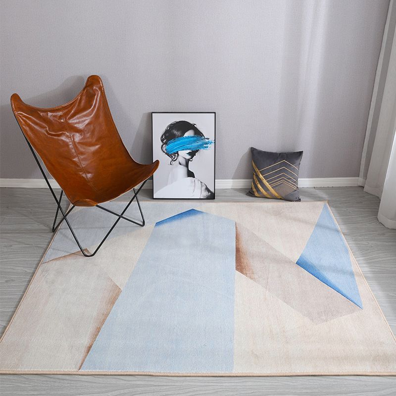 Modern Abstract Patroon Tapijt Grijs Polyester Gebied Tapijt Anti-slip Easy Care Tapijt voor thuisdecoratie