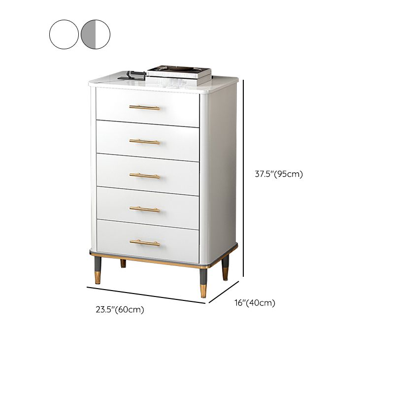 Wood Storage Cabinet Contemporary Standard Side Cabinet with Drawers