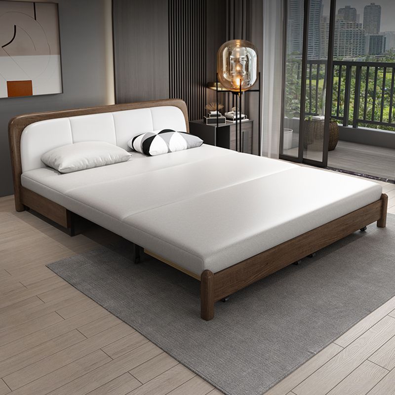 Pillow Included Sofa Futon Armless Futon Sofa Bed with Storage