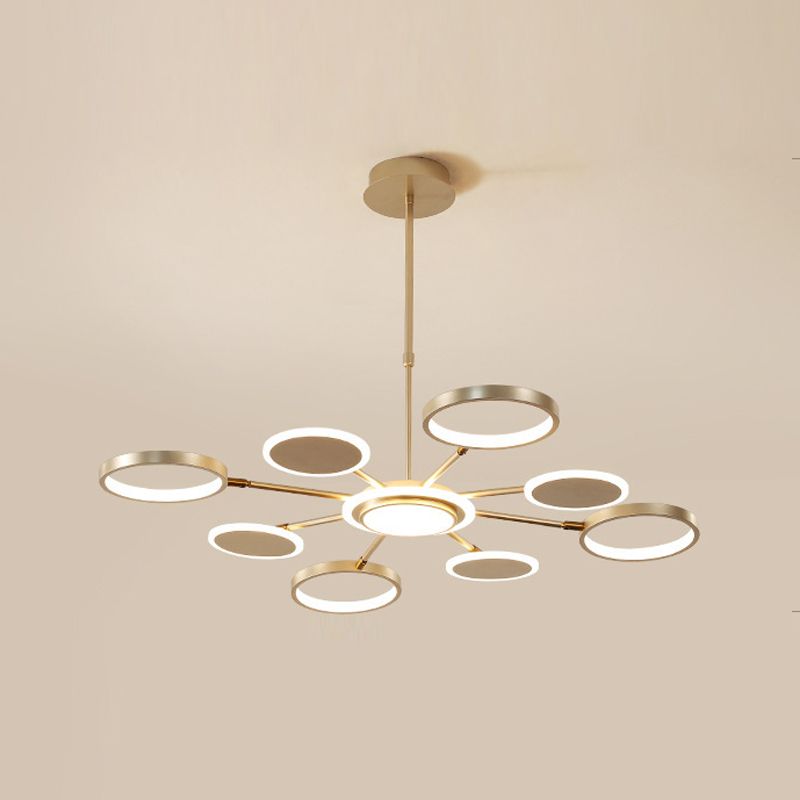 Lustres de lustre de style moderne