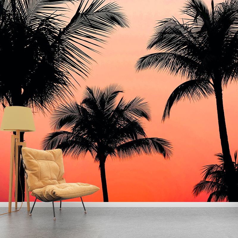 Customized Tropical Palm Mural Wallpaper Decorative Photography Wall Decor