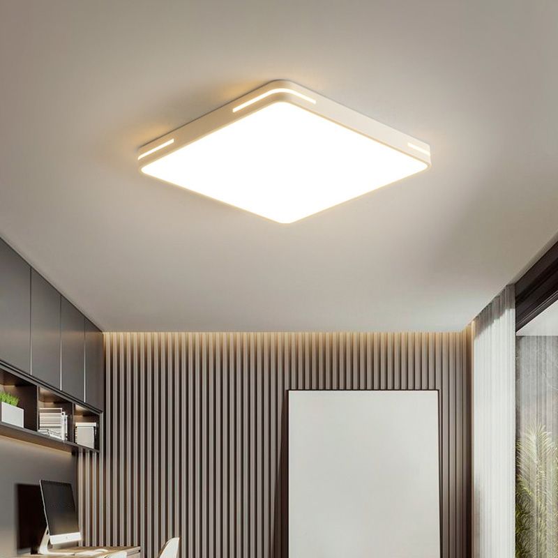 Acrylique Flush Ceiling Light Fixture 1-Light Modern Style Flush Mount Lighting